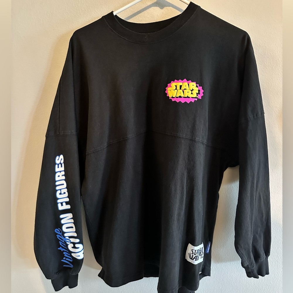 Disney Parks Star Wars Vintage Action Figures Spirit Jersey. Size medium.